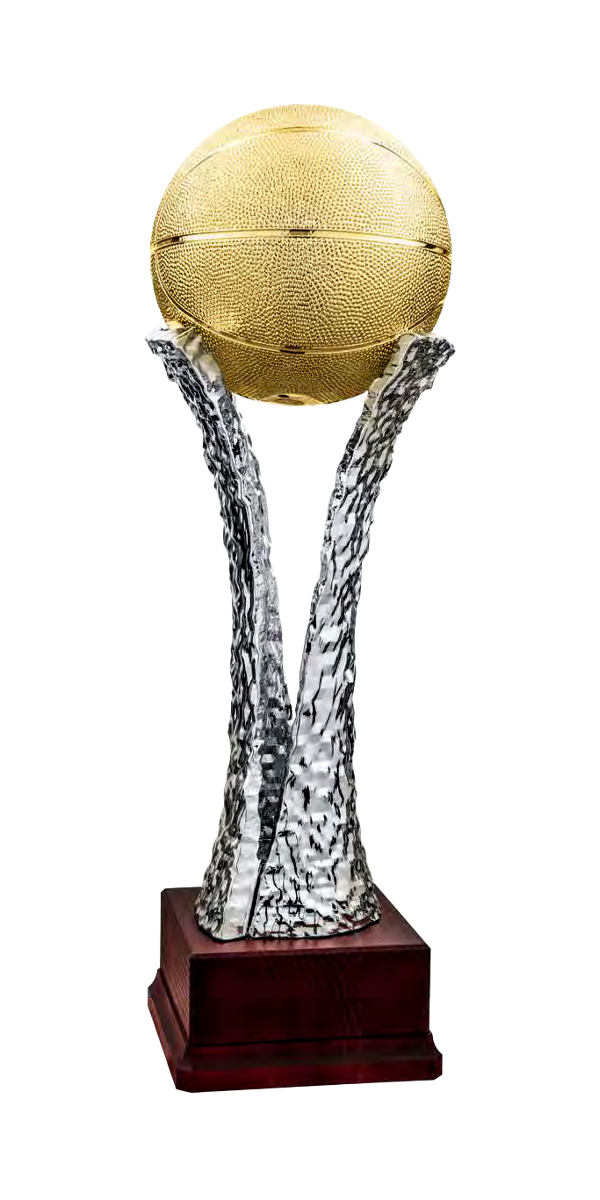 Glaspokale mit Gravur, Glastrophäen, Glasawards, 3D Foto Glasgravur, Pokale:  Basketballpokal SO-6717