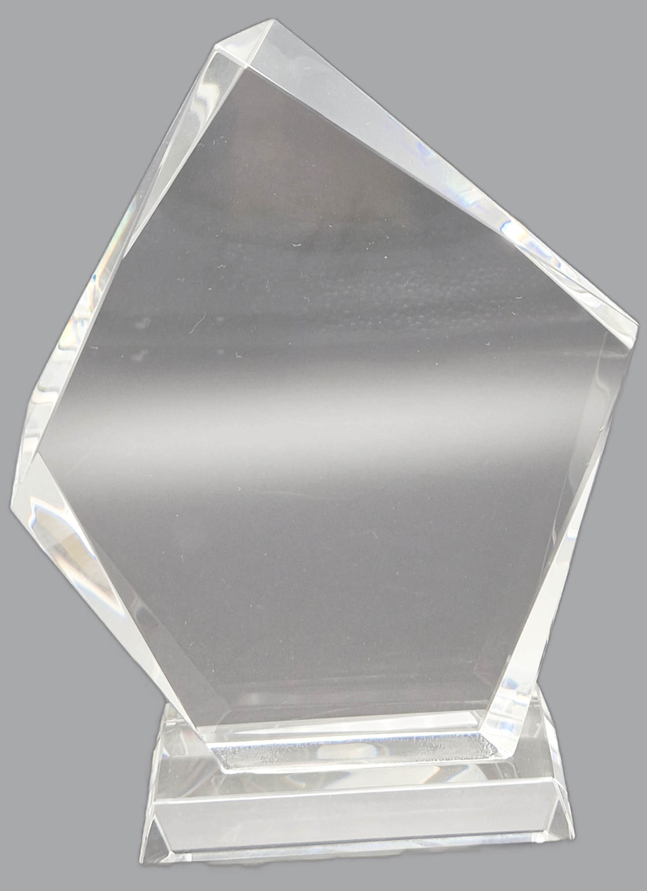 Glaspokale mit Gravur, Glastrophäen, Glasawards, 3D Foto Glasgravur, Pokale:  Glasaward Luxor