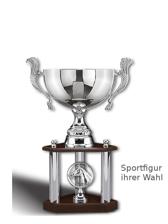 Glaspokale mit Gravur, Glastrophäen, Glasawards, 3D Foto Glasgravur, Pokale:  Sulenpokal S2